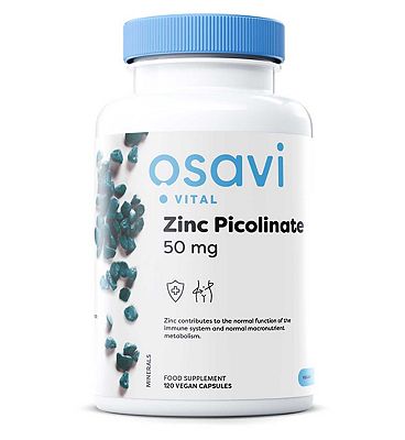 Click to view product details and reviews for Osavi Zinc Picolinate 50mg 120 Vegan Capsules.