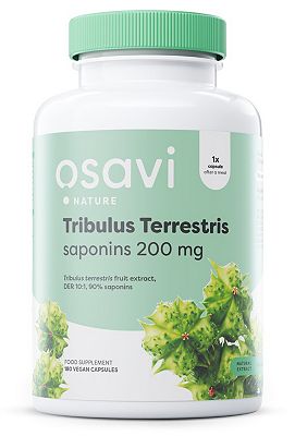 Osavi - Tribulus Terrestris, Saponins 200mg - 180 Vegan Capsules