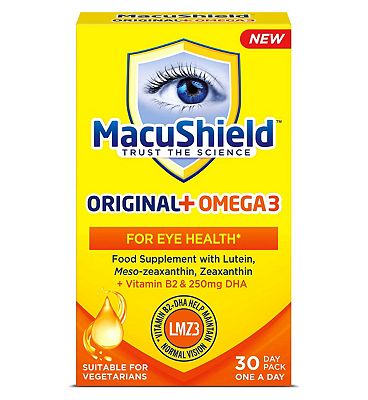 MacuShield Original+ Omega 3 Capsules - 30 Day Pack