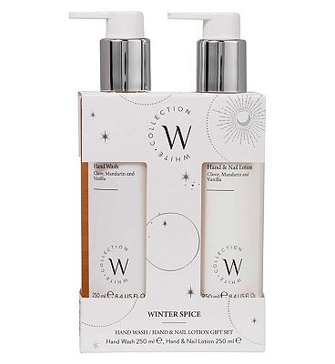 The White Collection Winter Spice Hand Wash & Lotion Set