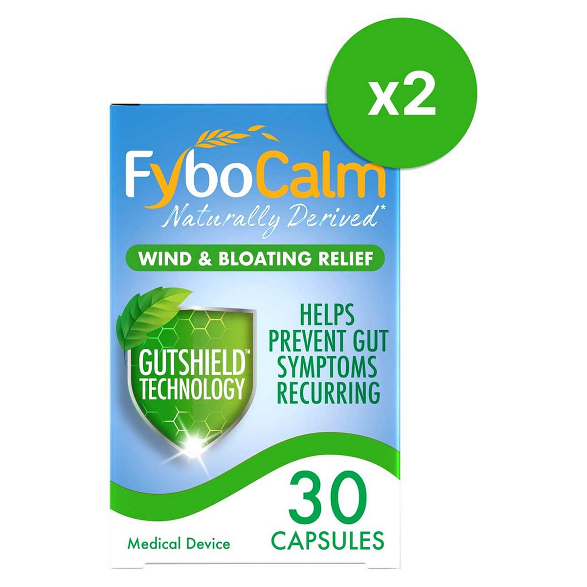 Fybocalm Wind & Bloating Relief 60 Capsule Bundle