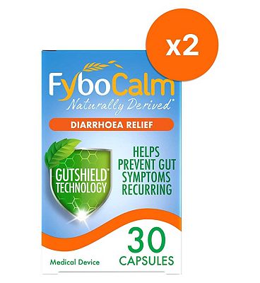 FyboCalm Diarrhoea Relief 60 Capsule Bundle