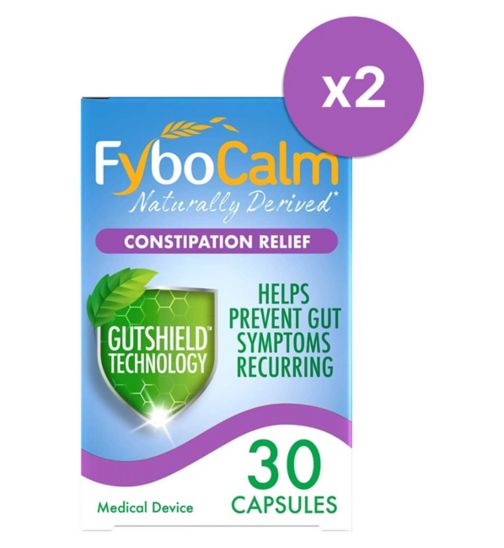 FyboCalm Constipation Relief 60 Capsule Bundle;FyboCalm Constipation Relief Naturally Derived - 30 Capsules;FyboCalm Constipation Relief Naturally Derived - 30 Capsules