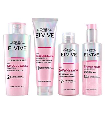 LOral Paris Elvive Glycolic Gloss Glossing Routine for Dull Hair Bundle