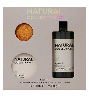 Natural Collection Bath Trio Gift Set