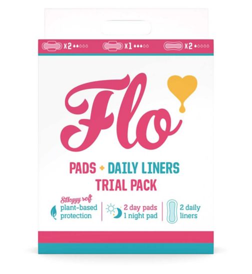 FLO Bamboo Pads and Liners Sample Pack (1 clipstrip holds 6 eaches of FLOTG2)