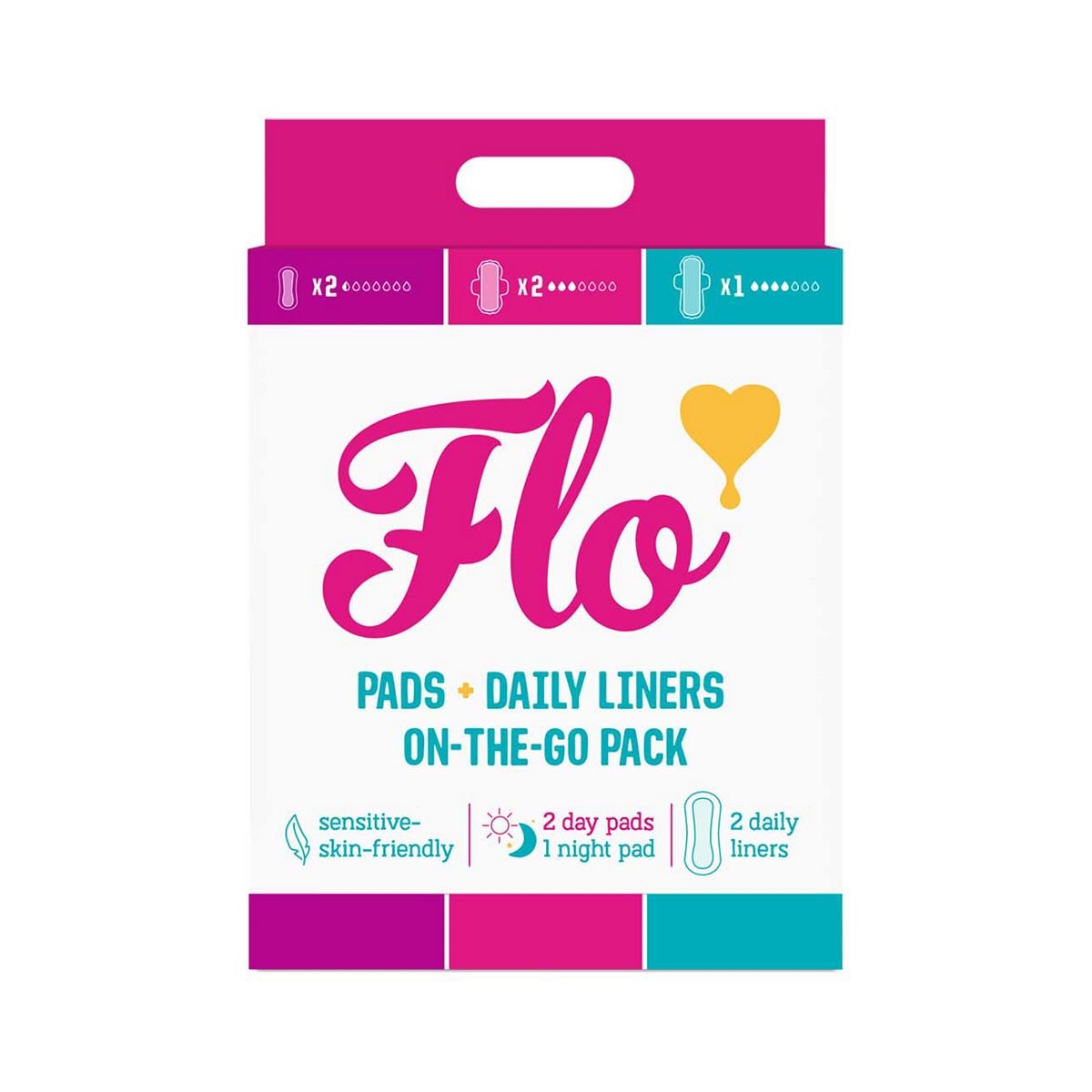 Flo Bamboo Pads And Liners Sample Pack