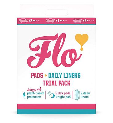 FLO Bamboo Pads and Liners Sample Pack