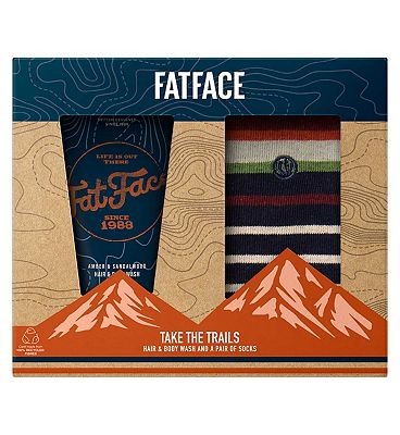 FatFace Take Trails Sock and Wash Set