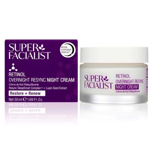 Super Facialist Retinol SleepSmart Overnight Resync Night Cream