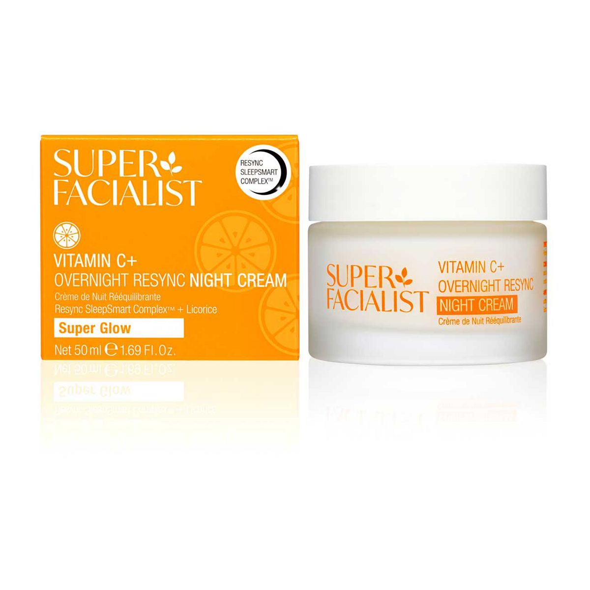 Super Facialist Vitamin C+ Sleepsmart Overnight Resync Night Cream