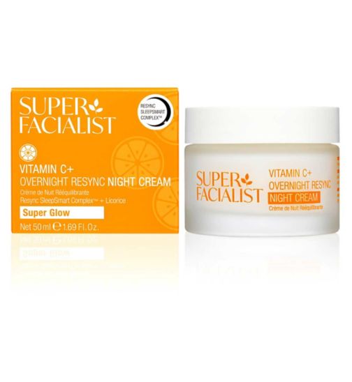 Super Facialist Vitamin C+ SleepSmart Overnight Resync Night Cream
