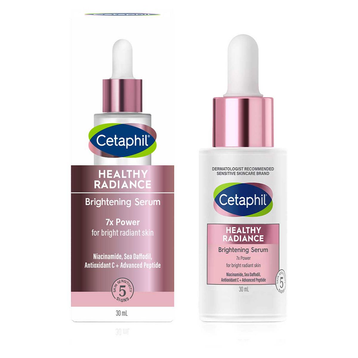 Cetaphil Healthy Radiance Brightening Serum With Niacinamide For Dark Spots, 30Ml