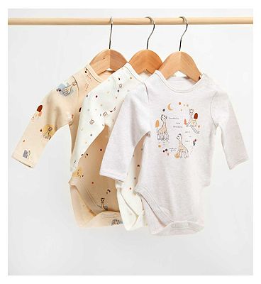 SLG 3 Pack Bodysuit 9 - 12 Months