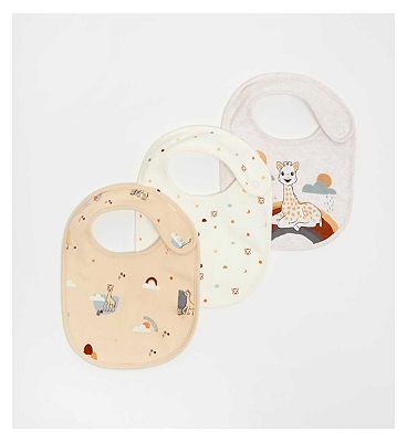 Sophie La Girafe 3 Pack Bibs