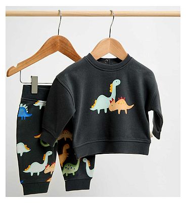 Dino Sweat Set Multi 3 - 6 Months