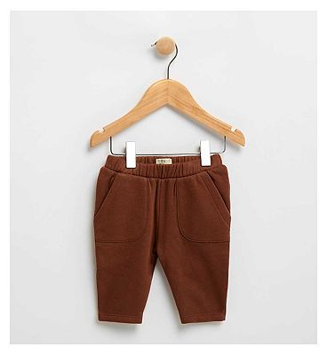 Brushed Bottoms Brown 3 - 6 Months