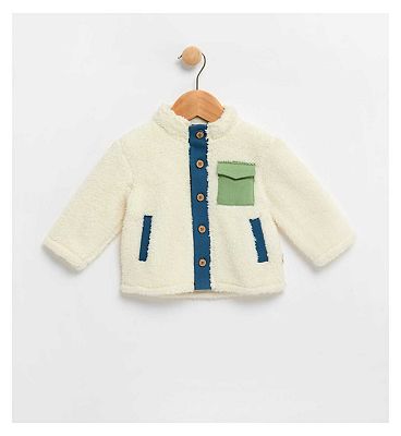 Teddy Jacket Cream 12 - 18 Months