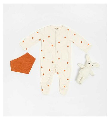 Sleepsuit Comforter Bib Set 6 - 9 Months