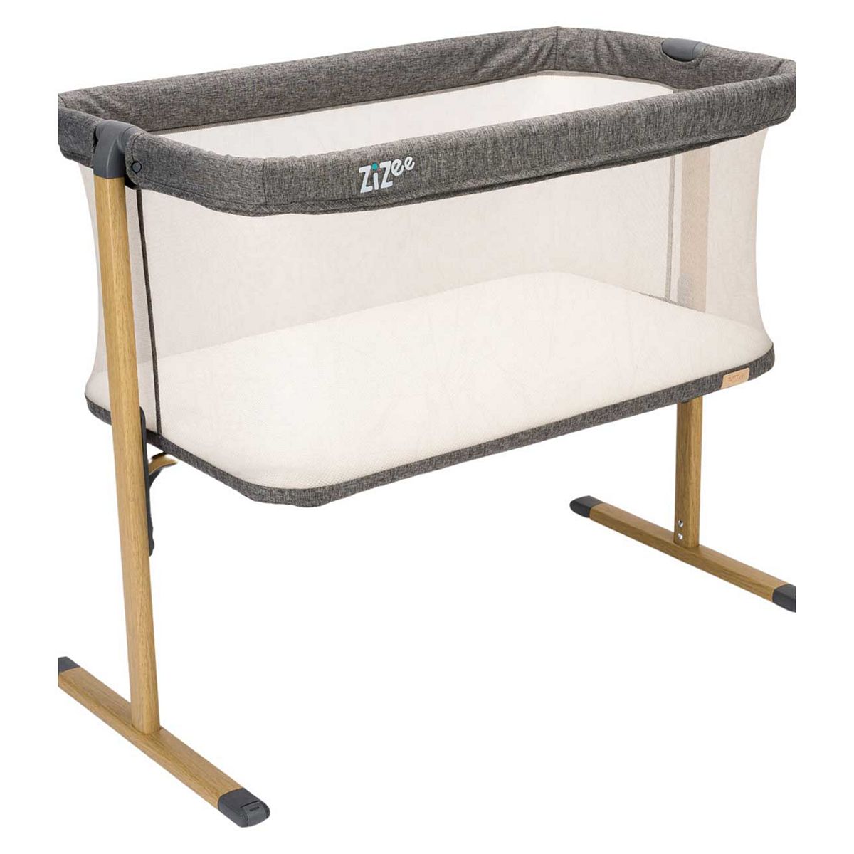 Tutti Bambini Zizee Essential Crib Oak/charcoal