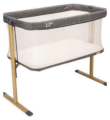 Tutti Bambini Zizee Essential Crib Oak/Charcoal
