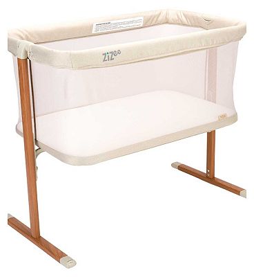 Tutti Bambini Zizee Essential Crib Scandinavian Walnut/Ecru