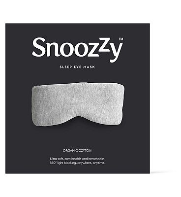 SnoozZy Cotton Eye Mask Light Grey