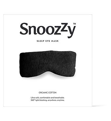SnoozZy Cotton Eye Mask Dark Grey