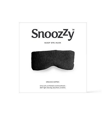 SnoozZy Cotton Eye Mask Dark Grey