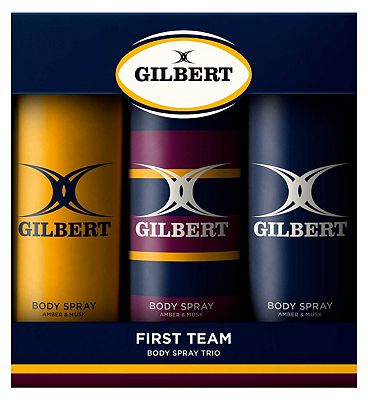 Gilbert First Game Body Spray Trio