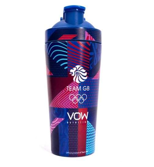 Vow Nutrition Official Team GB Shaker Bottle Multicoloured