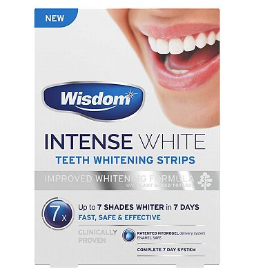 Wisdom Intense White teeth whitening strips Totarol 7 Days