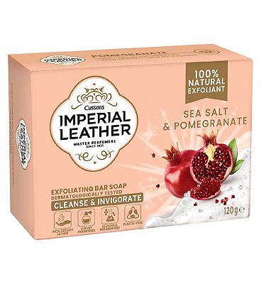 Imperial Leather Pomegranate Exfoliating Body Beauty Bar Soap 120g