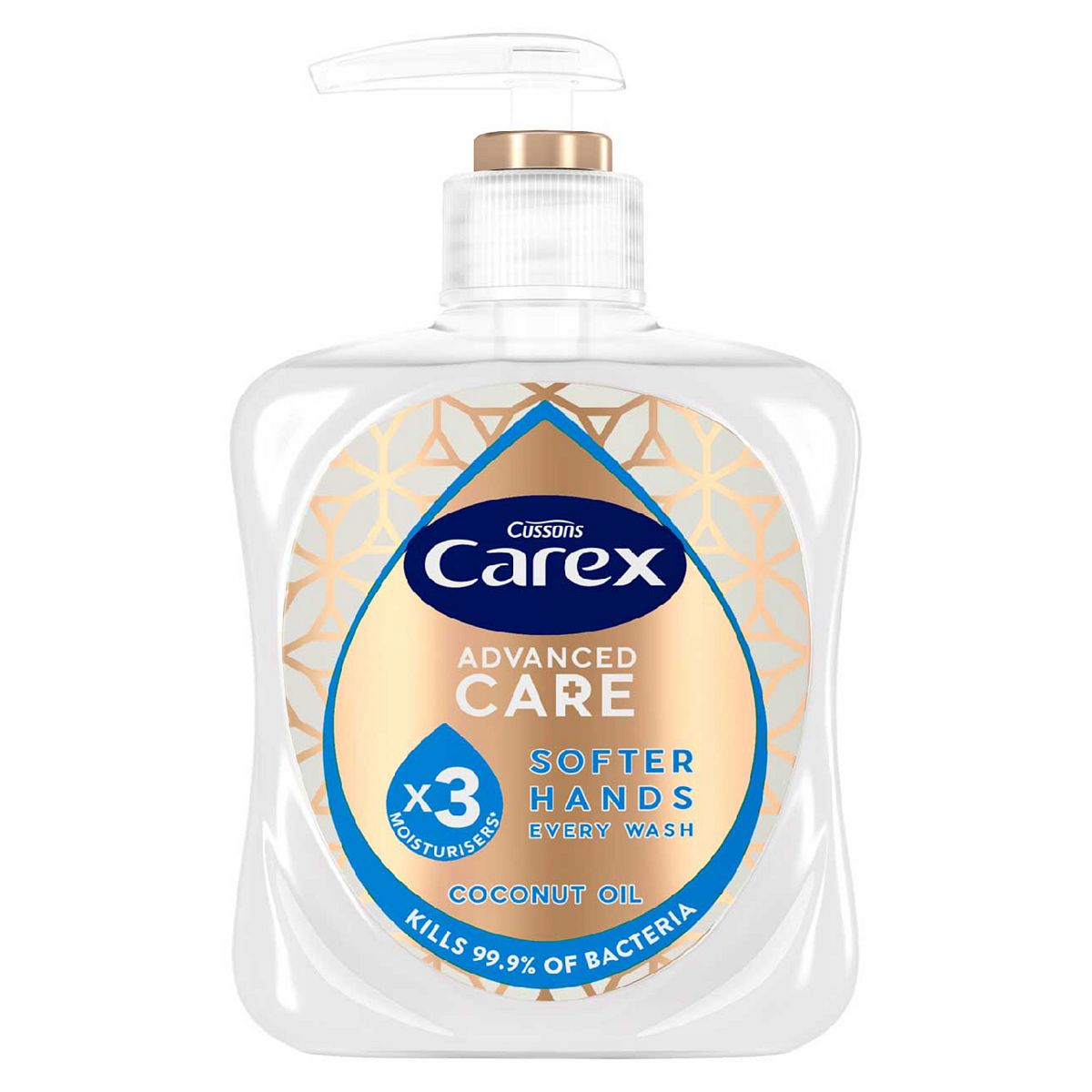 Carex Advanced Care Coconut Oil Antibacterial Handwash250 ml, 250ml