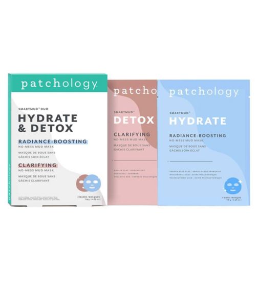 Patchology SmartMud™ Duo Hydrate & Detox - 2 Masks
