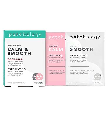 Patchology SmartMud Duo Calm & Smooth - 2 Masks