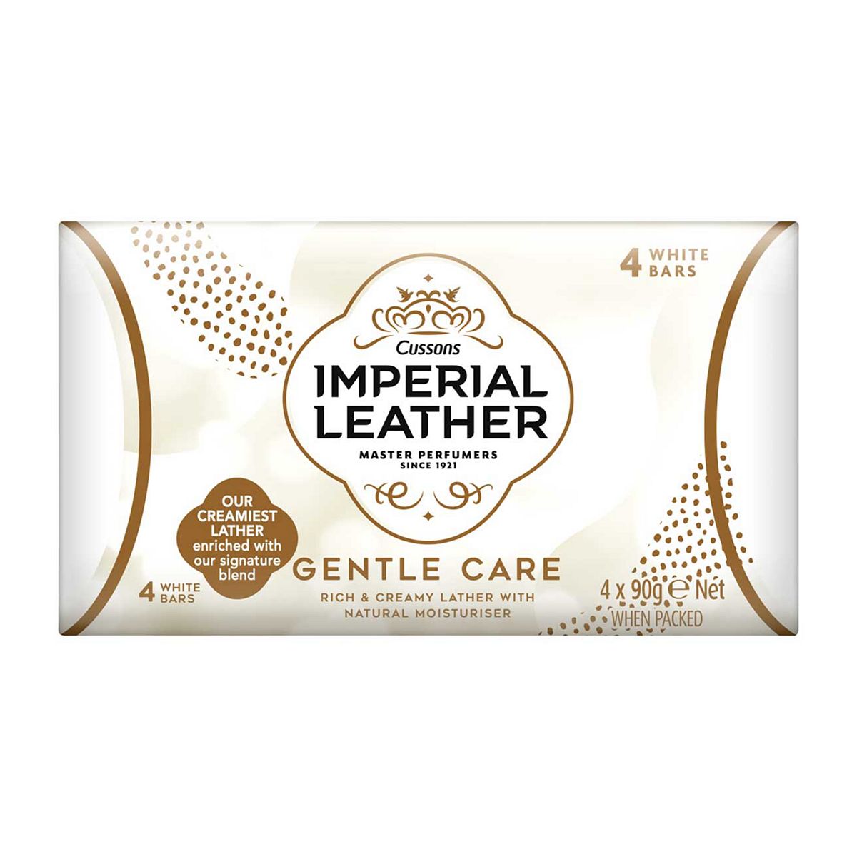 Imperial Leather Gentle Care Beauty Bar Soap 4 X 90g