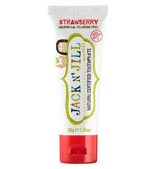 Jack N' Jill Natural Certified Toothpaste Strawberry