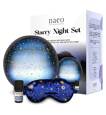 Naeo Starry Night Gift set with Essential Oil and Eye Mask