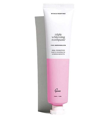 Gem Triple Whitening Toothpaste Pink Marshmallow 100g