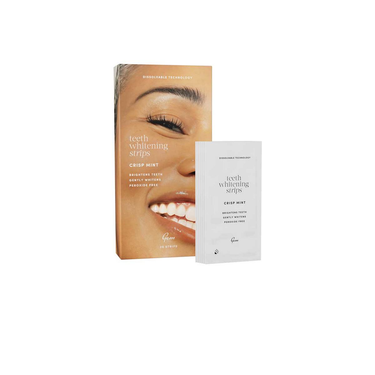 Gem Pap Dissolvable Whitening Strips - Sachet 28S