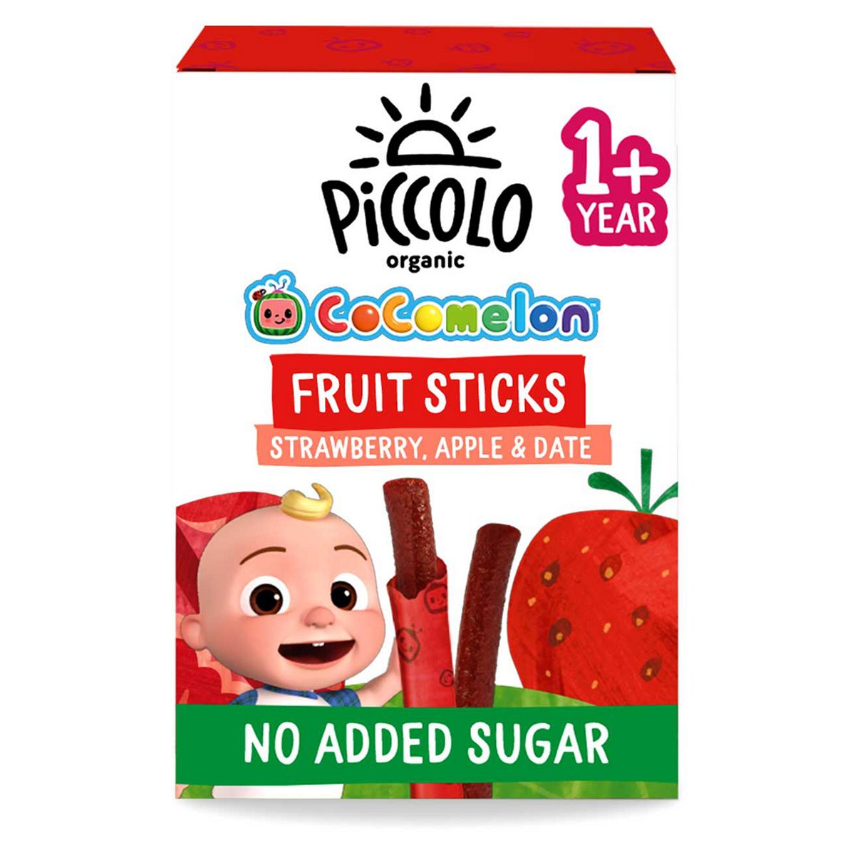 Piccolo Organic Strawberry Fruit & Date Stick
