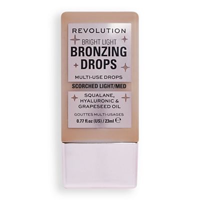 Revolution Bright Light Bronzing Drops deep bronze scorched