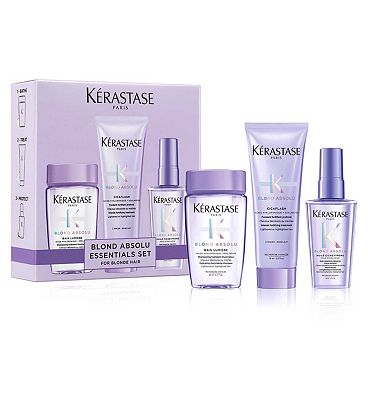 Krastase Blond Absolu Discovery Gift Set for blonde hair with Hyaluronic Acid