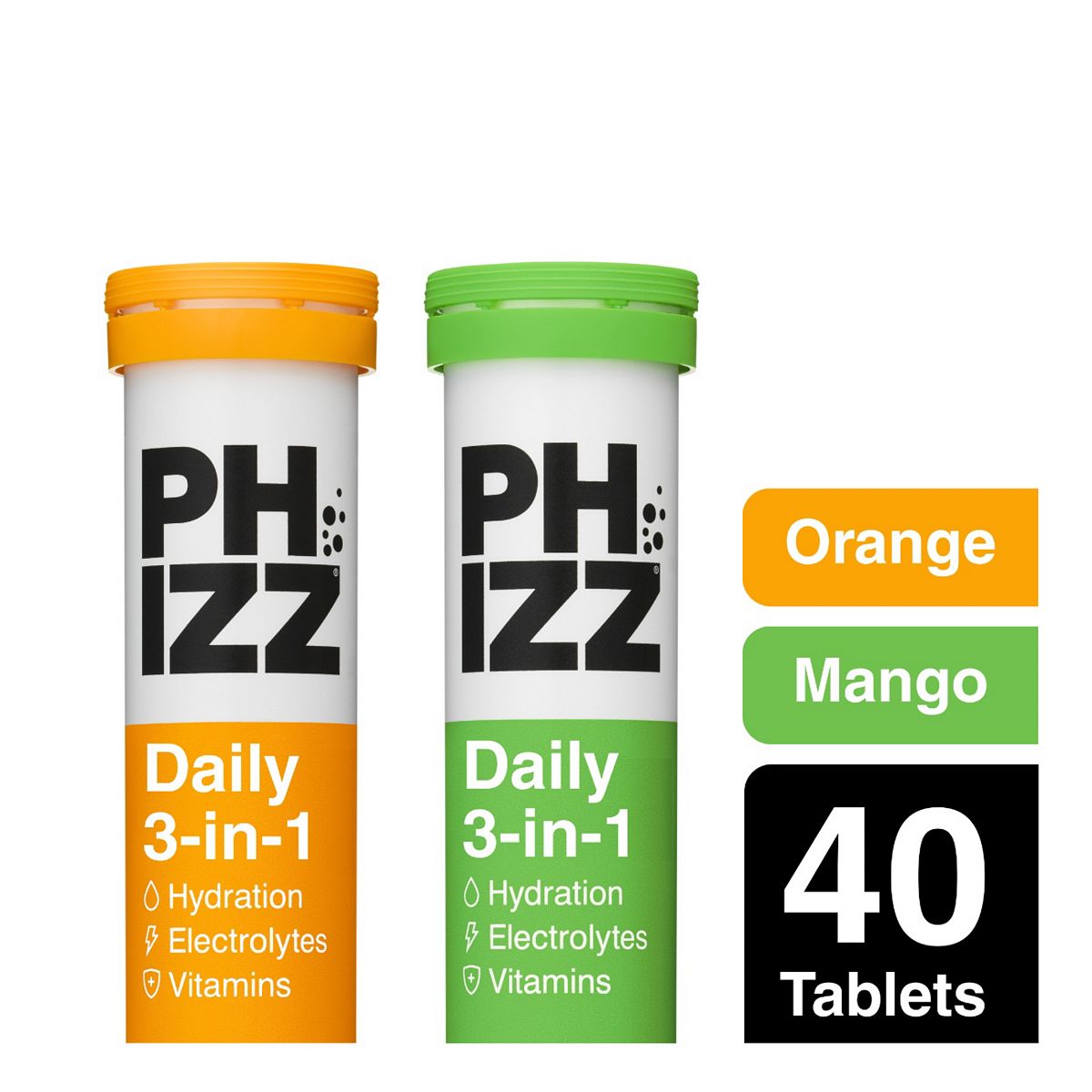 Phizz Orange & Mango 40 Tablet Bundle