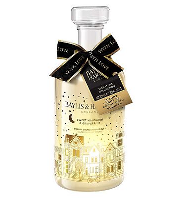 Baylis & Harding Sweet Mandarin & Grapefruit Luxury Light Up Bath Bubbles Decanter Gift