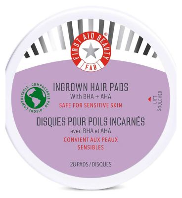 First Aid Beauty Ingrown Hair Pads with BHA&AHA 28 Pads (3)