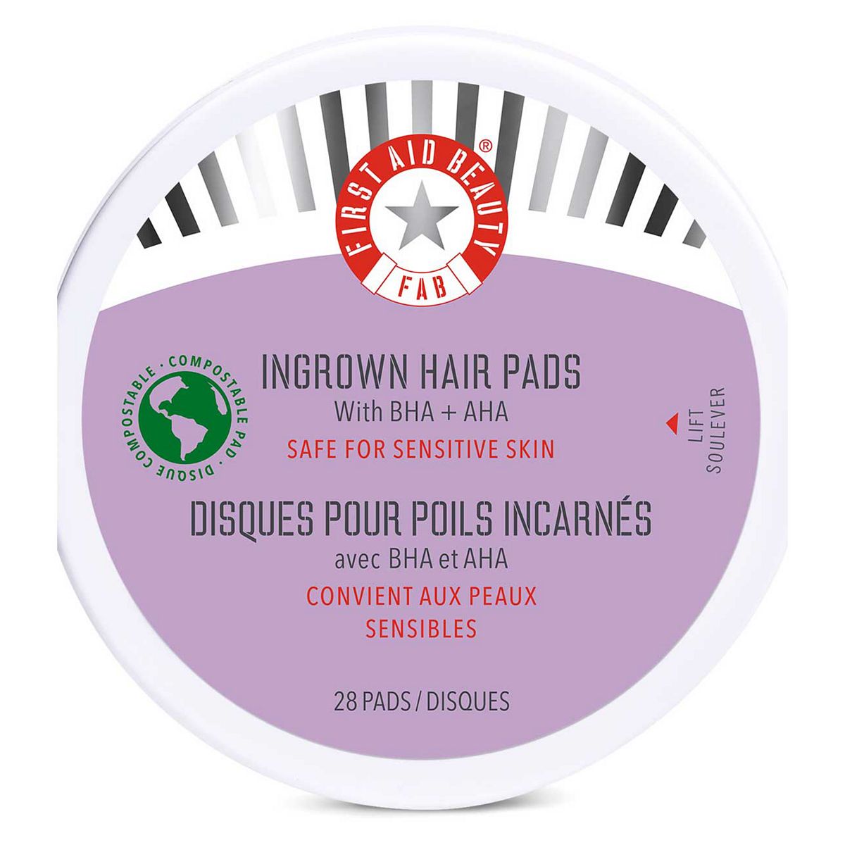 First Aid Beauty Ingrown Hair Pads With Bha&aha 28