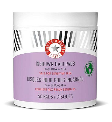 First Aid Beauty Ingrown Hair Pads with BHA&AHA 60 Pads