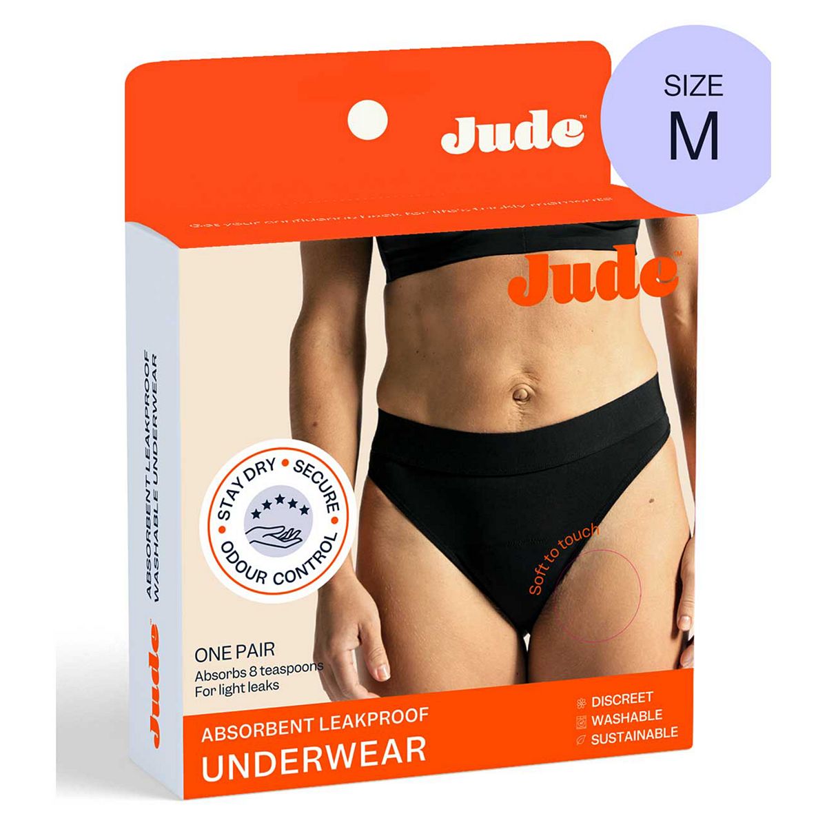 Jude Washable Absorbent Pants Bikini Cut Size Xxl Multicolor